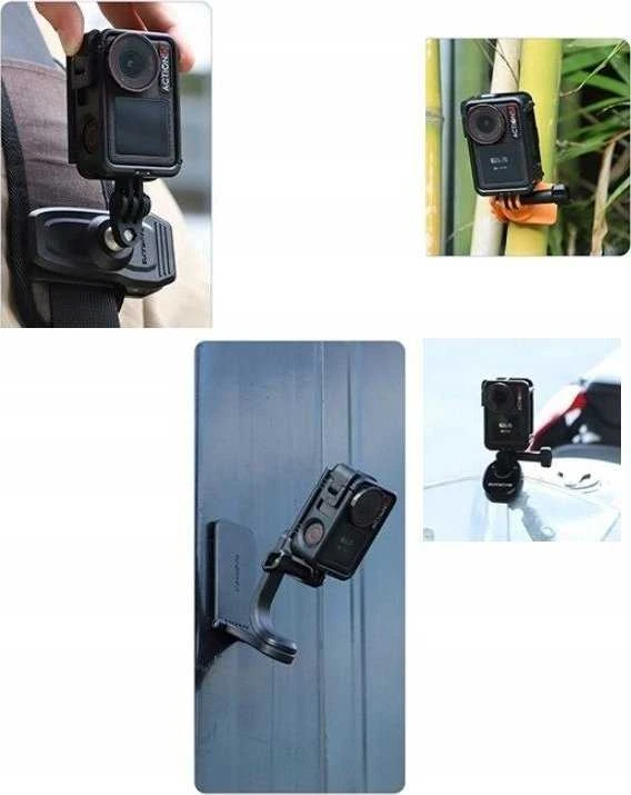 SunnyLife Montavimo rėmelis Korpusas Frame Mount + Apsauga DJI OSMO Action 5 PRO / 4 / 3 / BK941