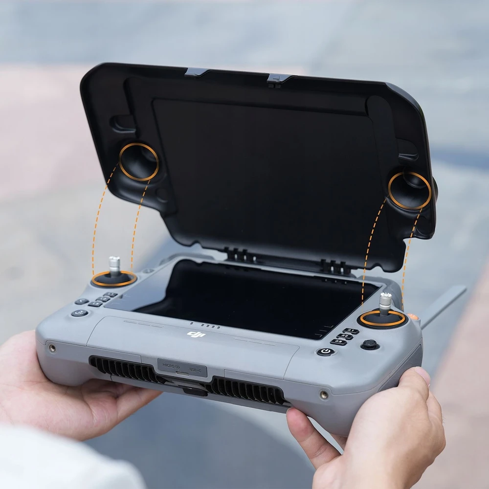 SunnyLife Apsauga nuo saulės + Dėklas Futliaras Nuotolinio valdymo pultui Dji Rc Plus 2 / Yk05-d