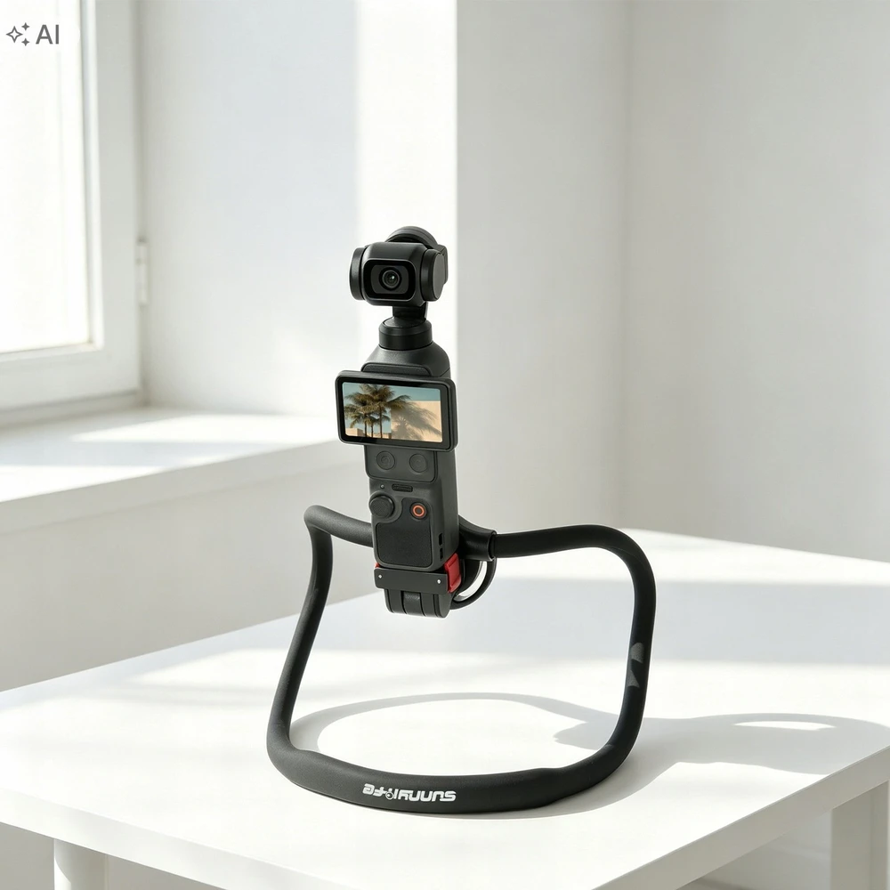 SunnyLife lankstus laikiklis su kaklo tvirtinimu Dji Osmo Pocket 4 / 3 kamerai Zj-199-d (SB12359)