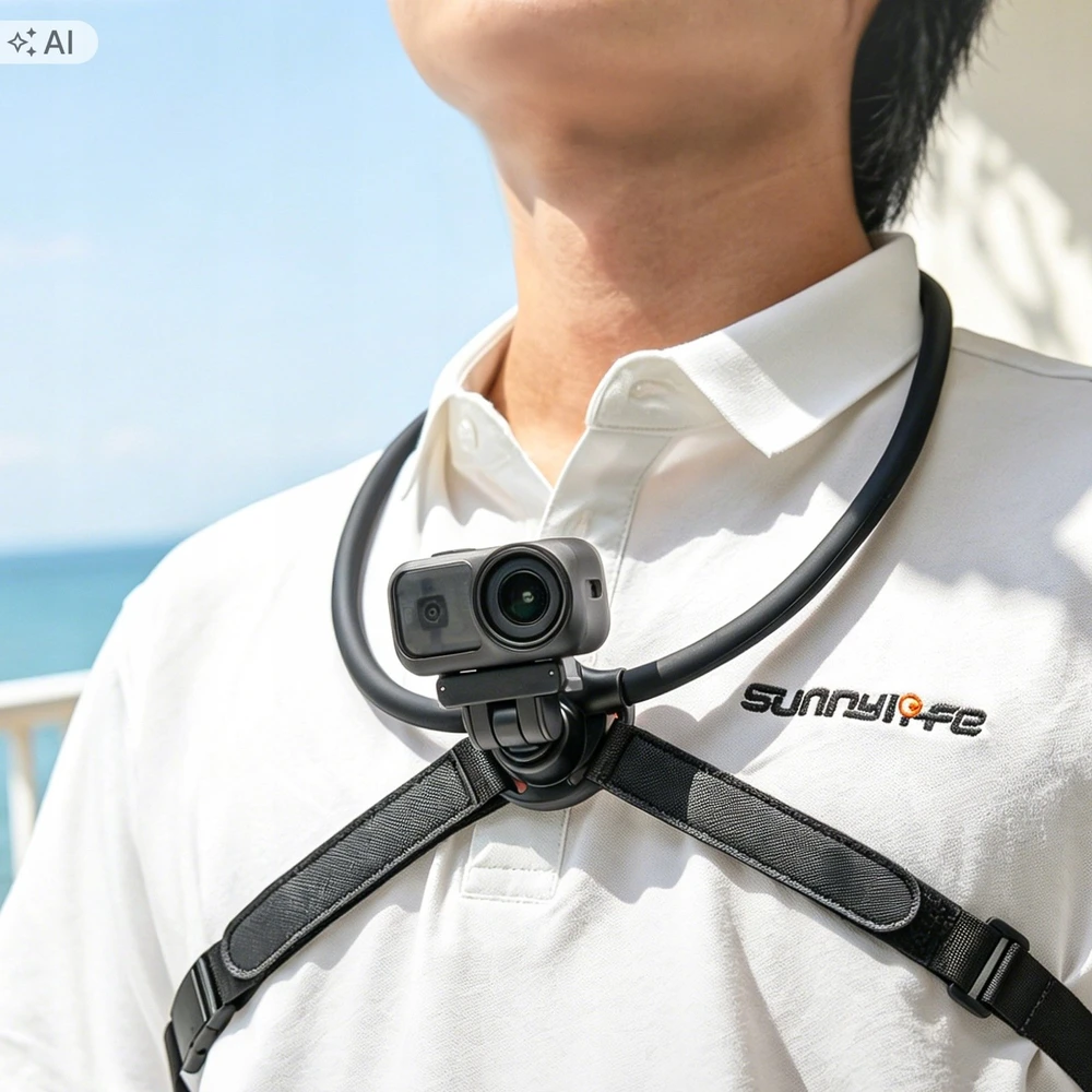 SunnyLife lankstus kaklo laikiklis, skirtas Dji Osmo Nano / Dji Osmo Action 6 / Zj-196-d (SB12360)