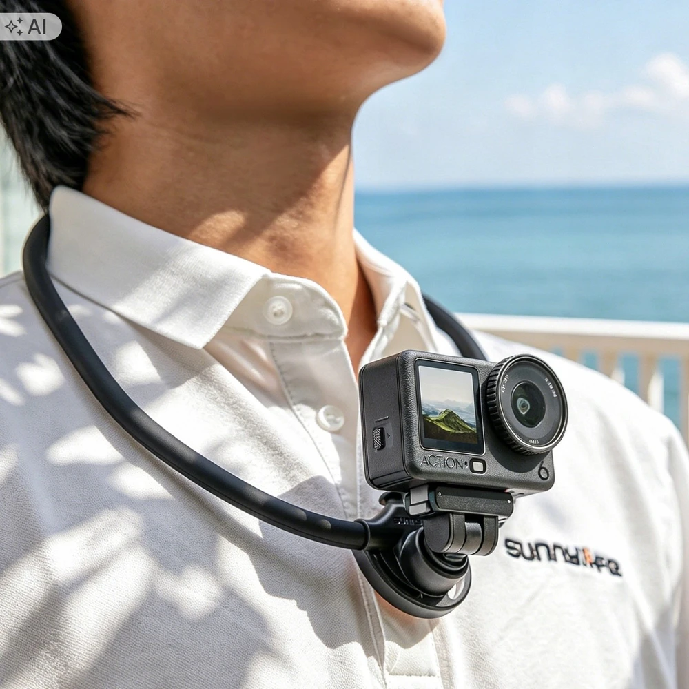 SunnyLife lankstus kaklo laikiklis, skirtas Dji Osmo Nano / Dji Osmo Action 6 / Zj-196-d (SB12360)