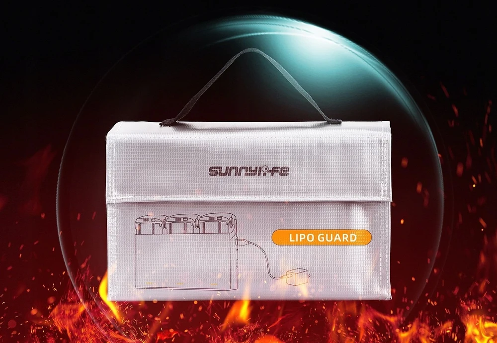 SunnyLife Futerał Dėklas Case Na 3x Akumuliatorius Įkroviklis Do Dji Mini 4k / Air 3 / Avata 2 / Dc830-s