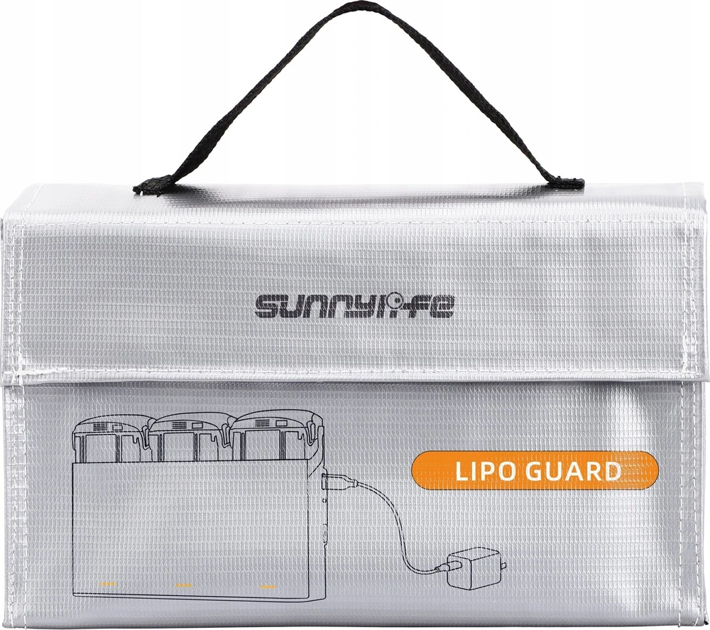 SunnyLife Futerał Dėklas Case Na 3x Akumuliatorius Įkroviklis Do Dji Mini 4k / Air 3 / Avata 2 / Dc830-s
