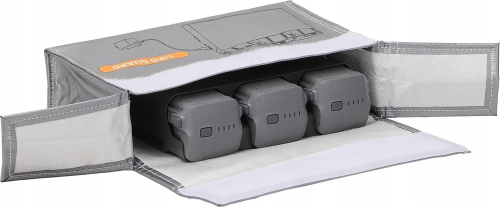 SunnyLife Futerał Dėklas Case Na 3x Akumuliatorius Įkroviklis Do Dji Mini 4k / Air 3 / Avata 2 / Dc830-s