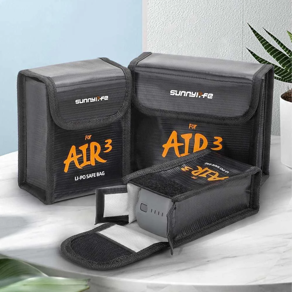 SunnyLife Futerał Dėklas Dėklas 1x Akumuliatorius Bateria Ognioodporny Dji Air 3 / 3s / 3 S / A3-dc597-1