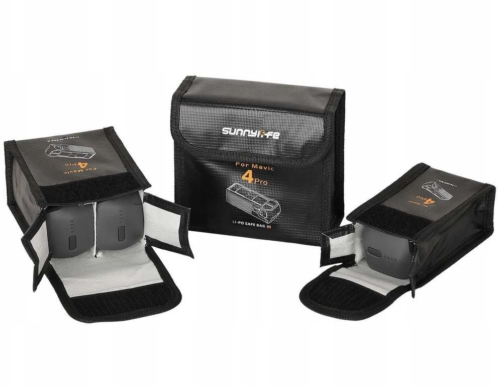 SunnyLife Futerał Dėklas Dėklas 2x Akumuliatorius Bateria Ognioodporny Dji Mavic 4 Pro / M4p-dc010-2