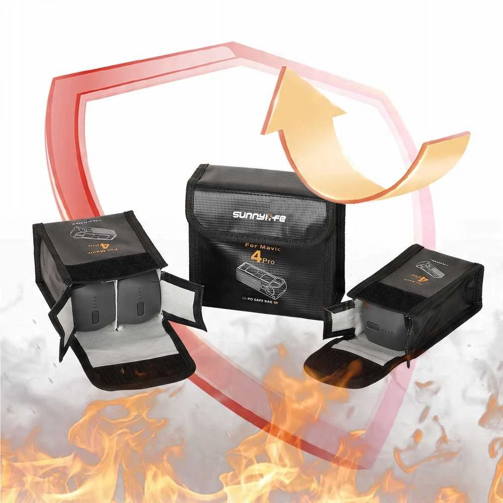 SunnyLife Futerał Dėklas Dėklas 2x Akumuliatorius Bateria Ognioodporny Dji Mavic 4 Pro / M4p-dc010-2