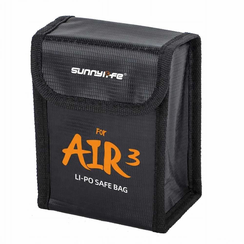 SunnyLife Futerał Dėklas Dėklas 2x Akumuliatorius Bateria Ognioodporny Dji Air 3 / 3s / 3 S / A3-dc598-2