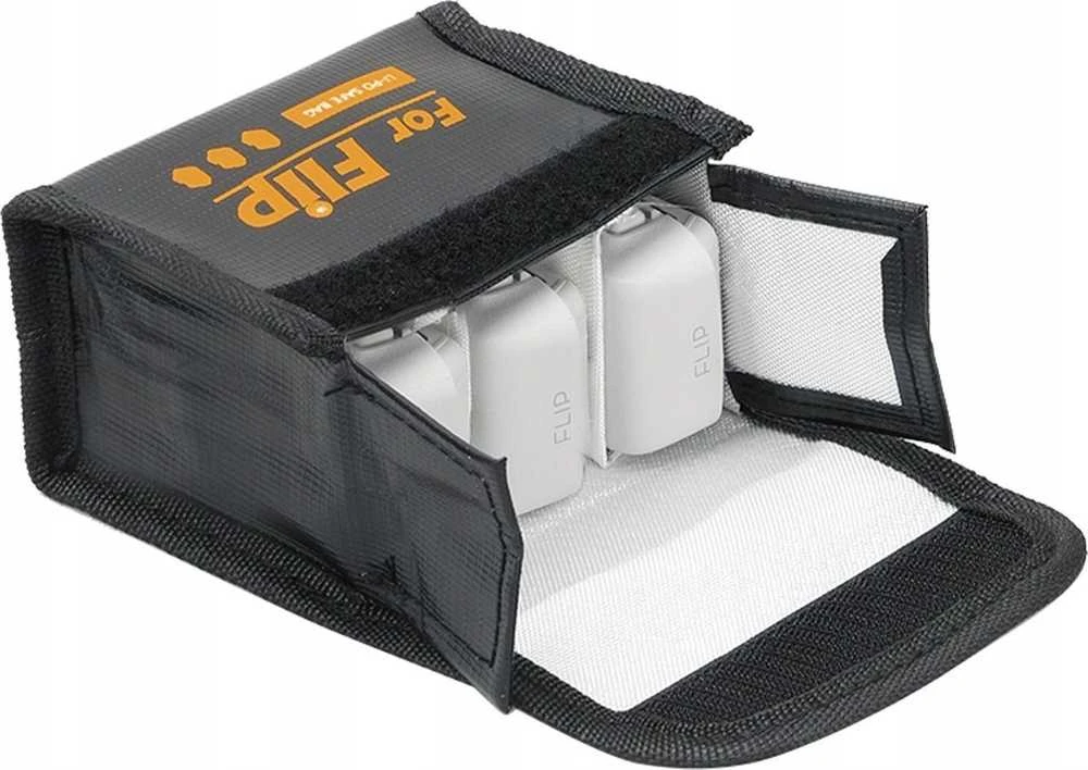 SunnyLife Futerał Dėklas Dėklas 3x Akumuliatorius Bateria Do Drona Dji Flip Ognioodporny / Fp-dc956-3