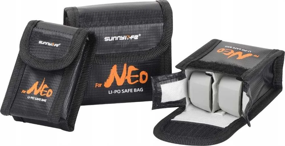 SunnyLife Futerał Dėklas Dėklas 3x akumuliatorius Baterija do Drona DJI NEO Ognioodporny / NE-DC850