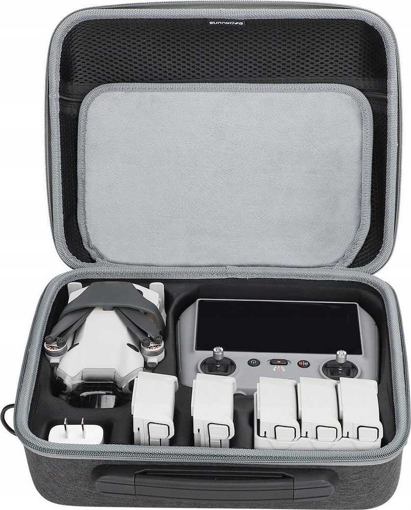 Sunnylife Futerał Hard Case Dėklas Dėklas Walizka Na Drona Dji Mini 4 Pro + Pilot + Akumulatory + Priedai / N4p-b698-d