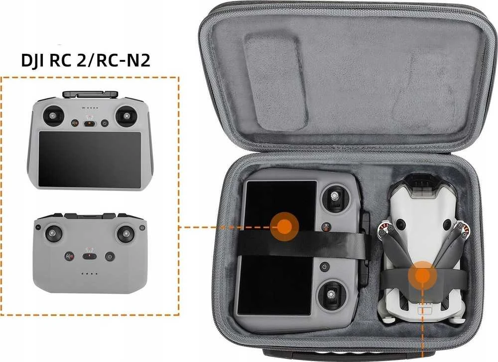 Dėklas - Sunnylife N4P-B697 Apsauginis dėklas DJI Mini 4 Pro Juodas