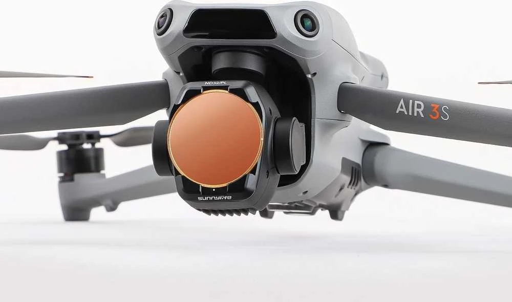 „SunnyLife“ HIBRIDINIS FILTRAS 2 in 1 Poliarizacinis PL + Pilkas ND16, skirtas DJI AIR 3S 3 S + Dėklas / FI923-16P