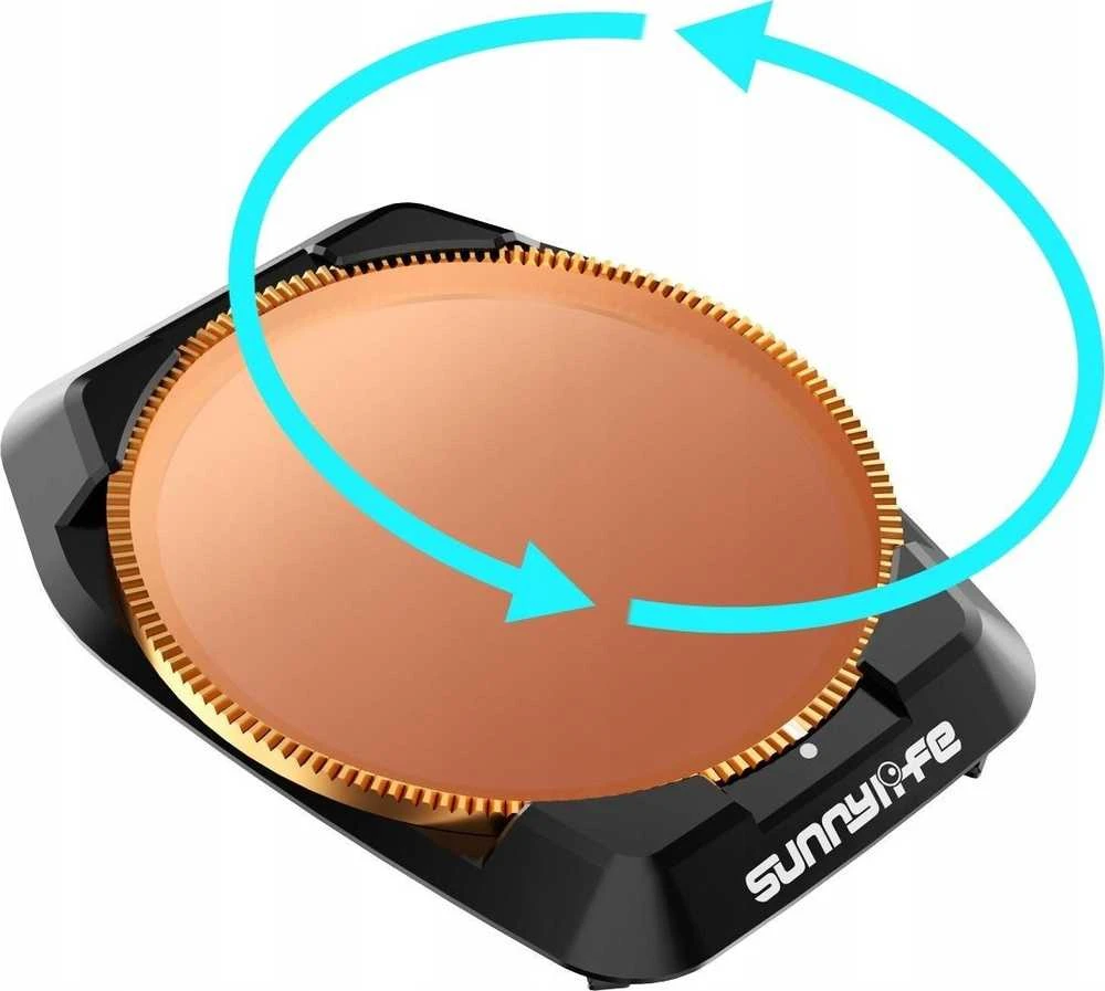 „SunnyLife“ HIBRIDINIS FILTRAS 2 in 1 Poliarizacinis PL + Pilkas ND16, skirtas DJI AIR 3S 3 S + Dėklas / FI923-16P