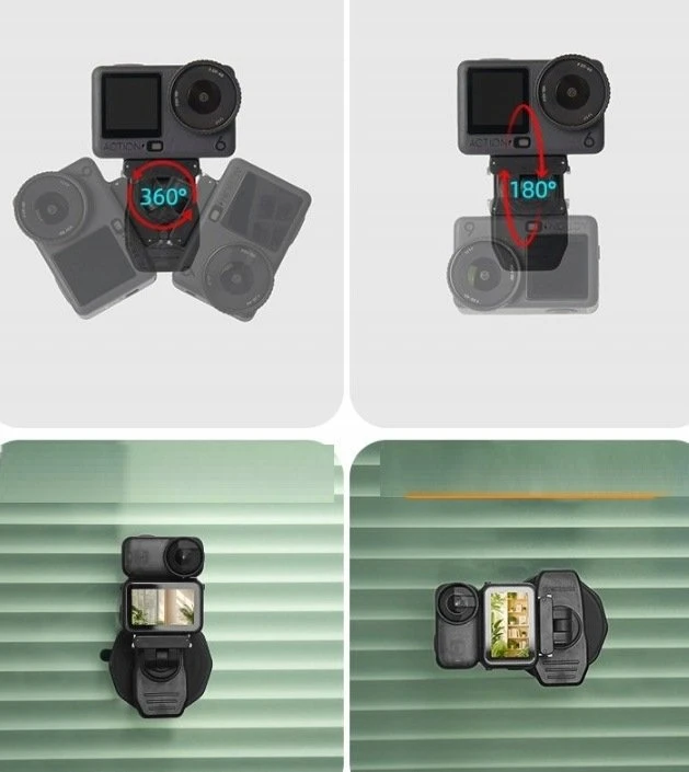SunnyLife Klips laikiklis su magnetu tvirtinimui prie kuprinės diržo ar petnešos skirtas Dji Osmo Nano / Dji Osmo Action 6 / Mj-172-d (SB12363)