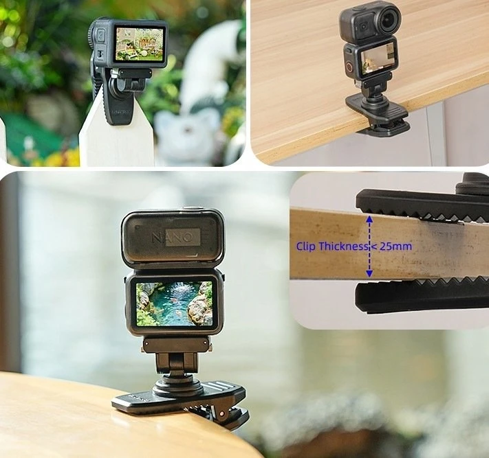SunnyLife Klips laikiklis su magnetu tvirtinimui prie kuprinės diržo ar petnešos skirtas Dji Osmo Nano / Dji Osmo Action 6 / Mj-172-d (SB12363)