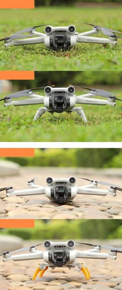 Dronų Nusileidimo Kojelės - Sunnylife MM3-LG399 Lengvos, Patvarios 30mm Aukščio Oranžinės
