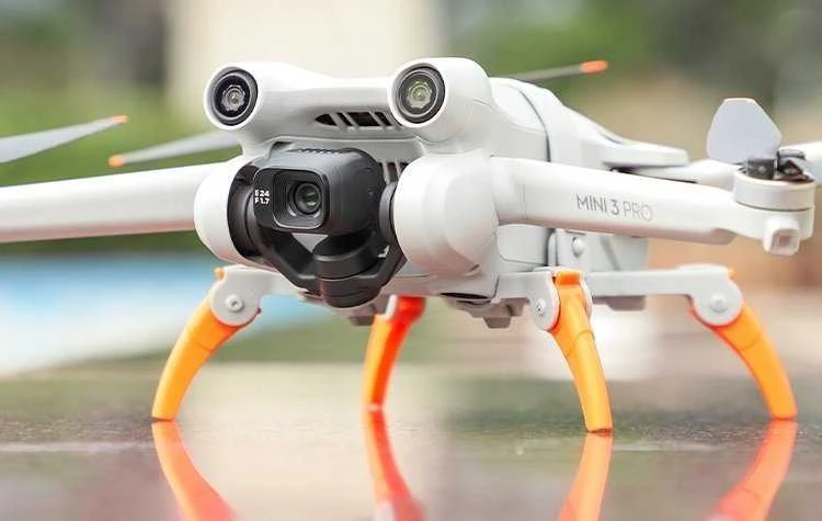 Dronų Nusileidimo Kojelės - Sunnylife MM3-LG399 Lengvos, Patvarios 30mm Aukščio Oranžinės