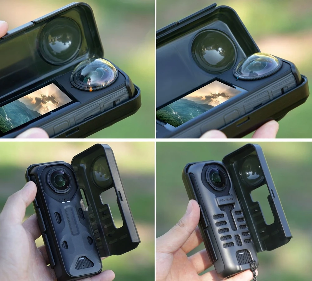 SunnyLife korpuso dėklas kietas dangtelis fotoaparatams Insta360 X4 / Insta 360 X 4 / X4-k842-tr