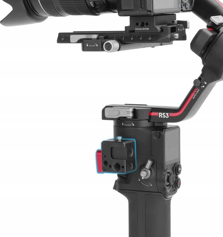 SunnyLife Laikiklis Tvirtinimo Adapteris Sriegis 1/4'' 3/8'' Iso Skirtas Dji Ronin Rs3 / Rs3 Pro / Rs2 / Rsc2 / Ro-hc522