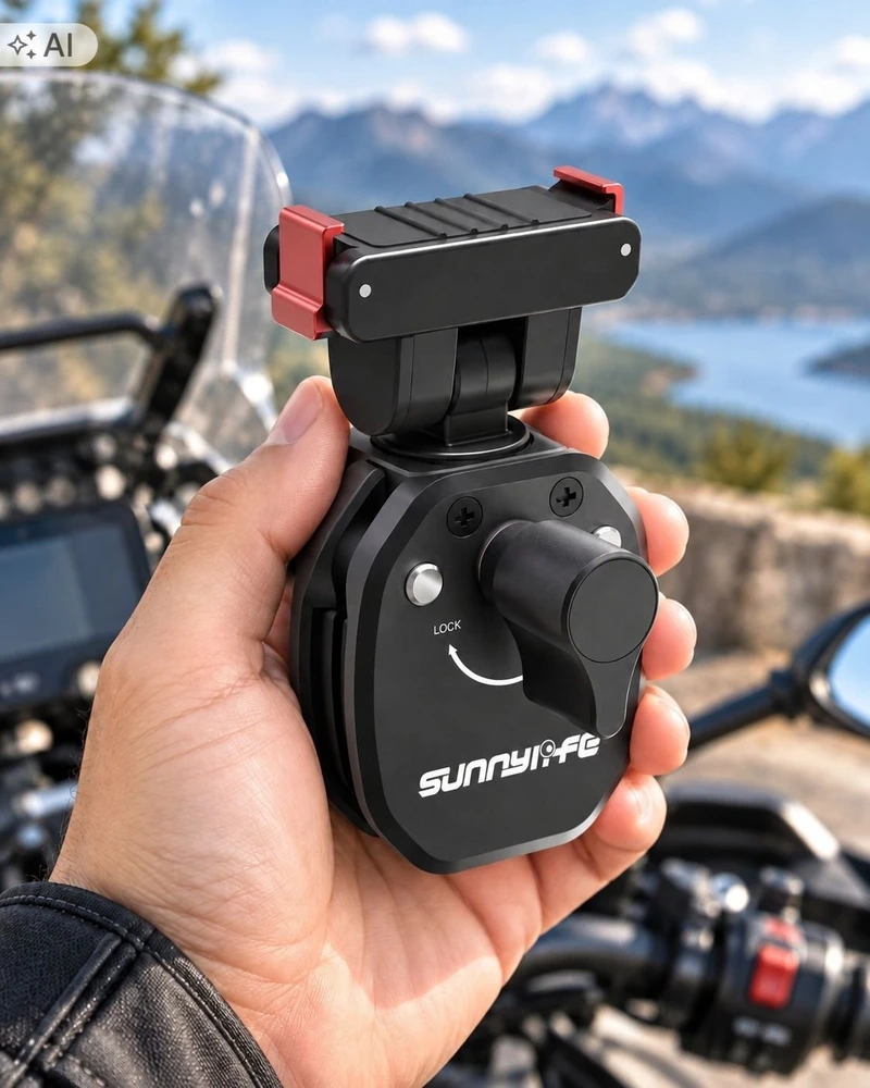 SunnyLife Laikiklis magnes na szybę motocykla motor do Dji Osmo 360 Action 5 Pro 4 3 2 / Zj-201 (SB12405)