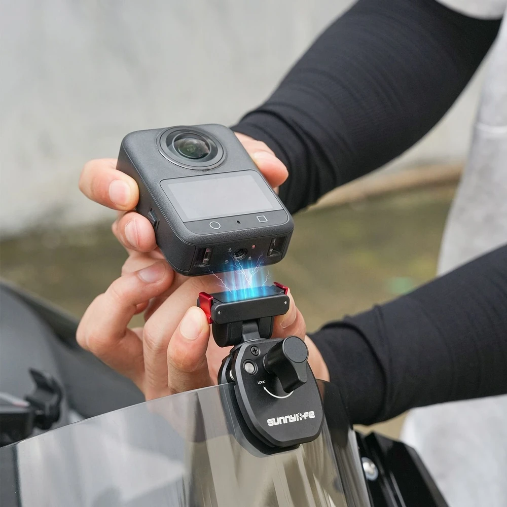 SunnyLife Laikiklis magnes na szybę motocykla motor do Dji Osmo 360 Action 5 Pro 4 3 2 / Zj-201 (SB12405)
