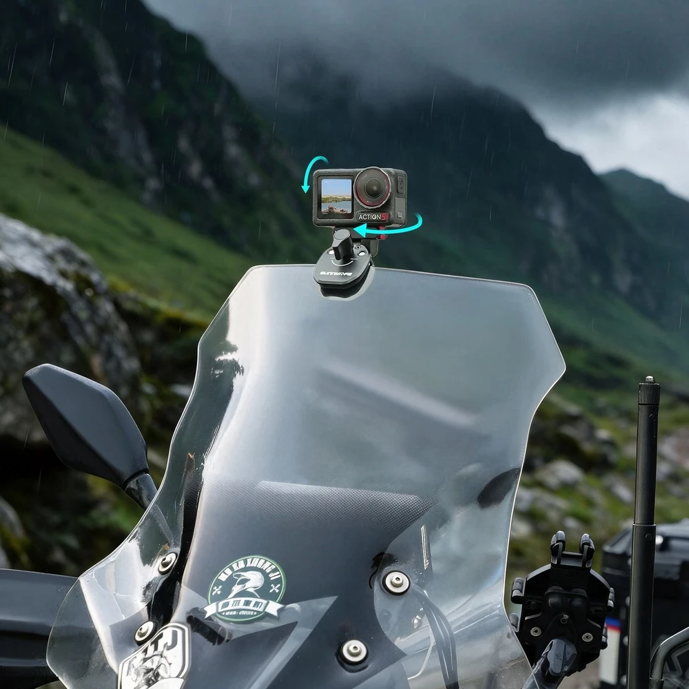 SunnyLife Laikiklis magnes na szybę motocykla motor do Dji Osmo 360 Action 5 Pro 4 3 2 / Zj-201 (SB12405)