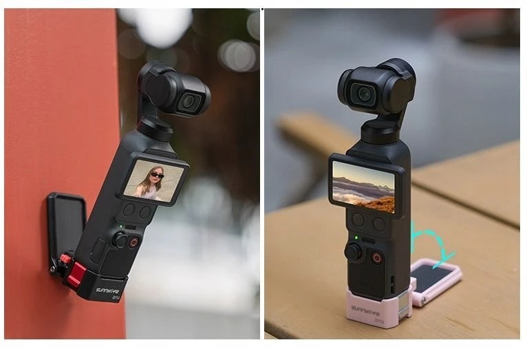 SunnyLife magnetinis laikiklis adapteris tvirtinimas ant magneto 1/4'' skirtas Dji Osmo Pocket 3 4 / Op4-zj153-d