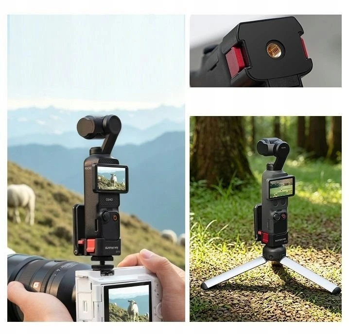 SunnyLife Magnetinis laikiklis adapteris tvirtinimas ant magneto 1/4'' Dji Osmo Pocket 3 4 / Op4-zj153-p