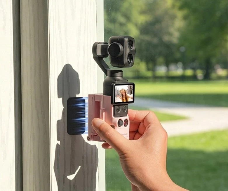 SunnyLife Magnetinis laikiklis, magnetinis tvirtinimas, stovas, apsauga skirtas Dji Osmo Pocket 4p / 4 / 3 / Op4-zj185-d / juodas (SB12300)