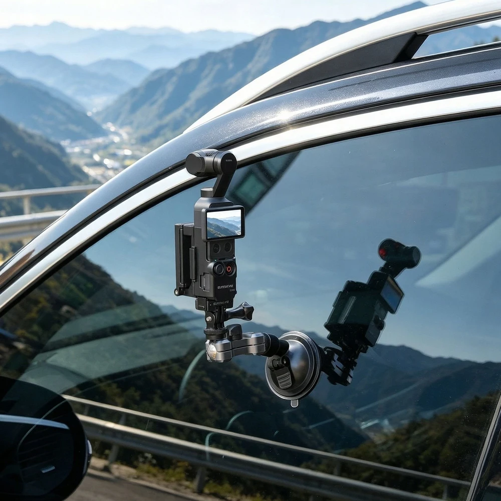 SunnyLife Magnetinis laikiklis, magnetinis tvirtinimas, stovas, apsauga skirtas Dji Osmo Pocket 4p / 4 / 3 / Op4-zj185-d / juodas (SB12300)