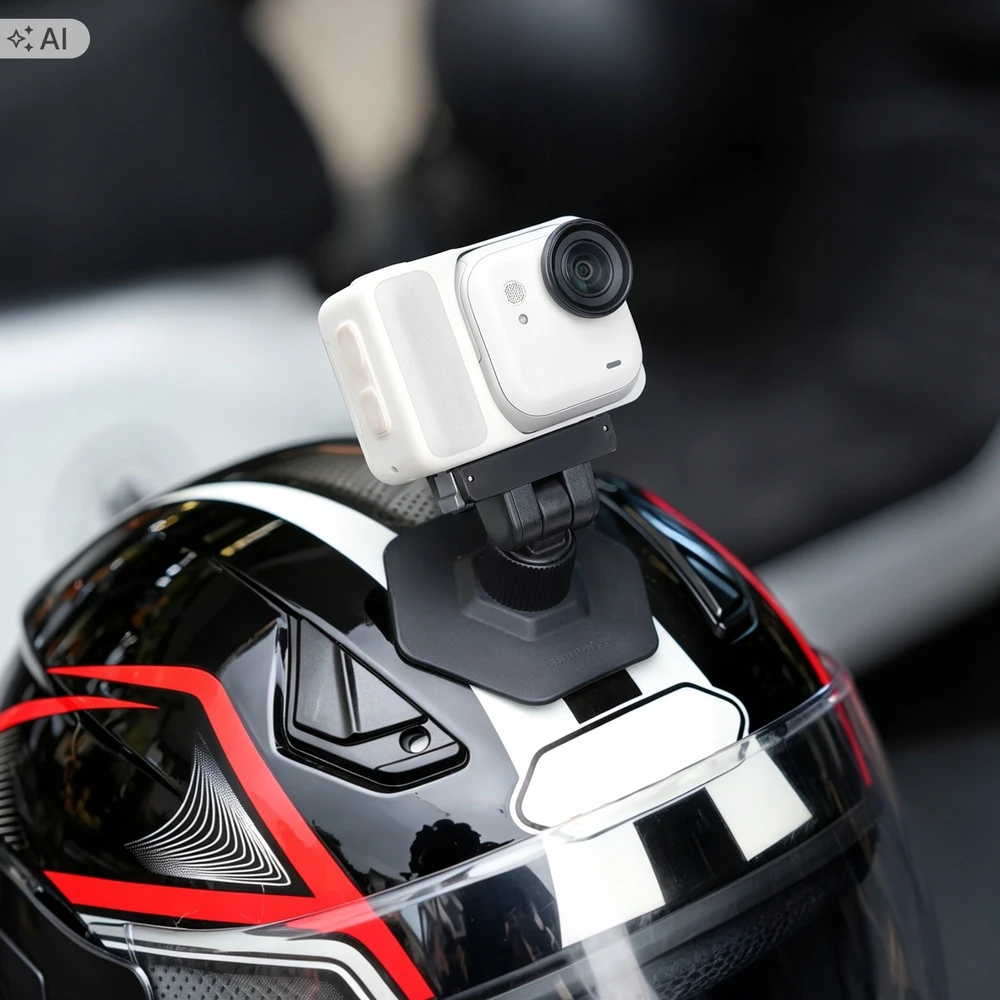 SunnyLife lankstus TPU laikiklis, skirtas tvirtinti prie motociklo šalmo ar stiklo, skirtas Insta360 Go Ultra / Dz-184-d (SB12370)