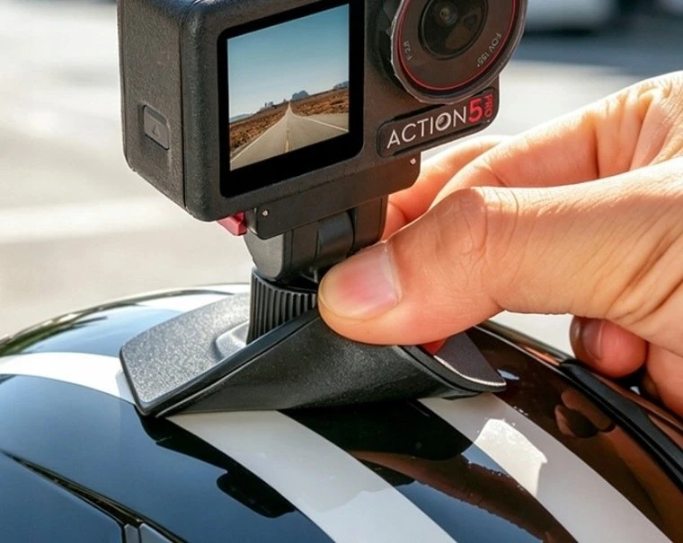 SunnyLife Laikiklis, skirtas tvirtinti prie šalmo, motociklo, priekinio stiklo, skirta Dji Osmo 360 / Action 5 Pro / 4 / 3 / 2 / Dz-181-d (SB12367)