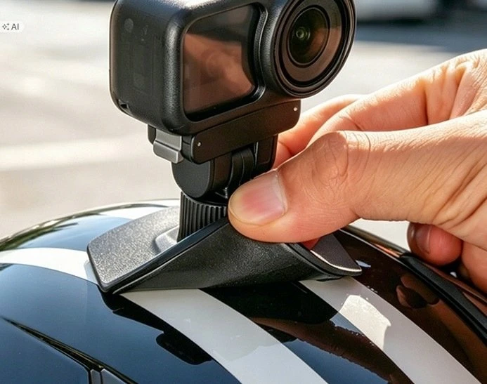 SunnyLife laikiklis, skirtas tvirtinti prie šalmo, motociklo, priekinio stiklo, skirtas Dji Osmo Nano / Dji Osmo Action 6 / Dz-182-d (SB12368)