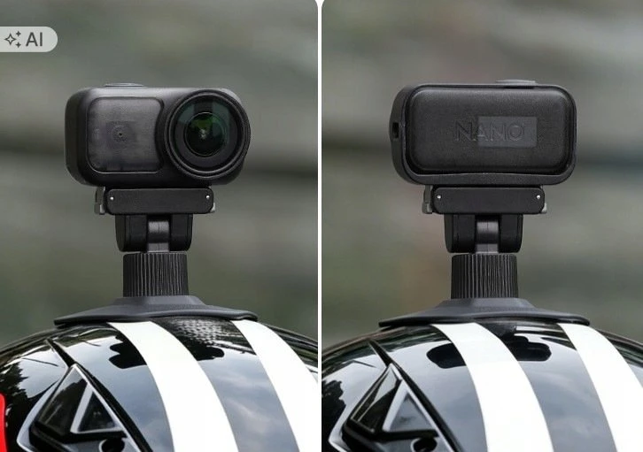 SunnyLife laikiklis, skirtas tvirtinti prie šalmo, motociklo, priekinio stiklo, skirtas Dji Osmo Nano / Dji Osmo Action 6 / Dz-182-d (SB12368)