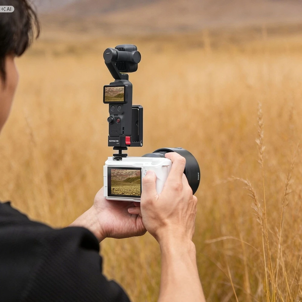 SunnyLife Magnetinis laikiklis, magnetinis tvirtinimas 1/4'' DJI Osmo Pocket 4P / 4 / 3 / OP4-ZJ229-D (SB12008)