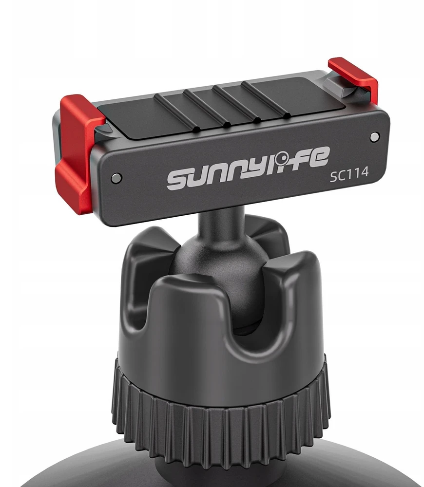 „SunnyLife“ laikiklis su siurbtuku, greito atleidimo 1/4 colio magnetu, „Dji Osmo 360 3,4 Action 5 Pro“ / „Sc114-d“