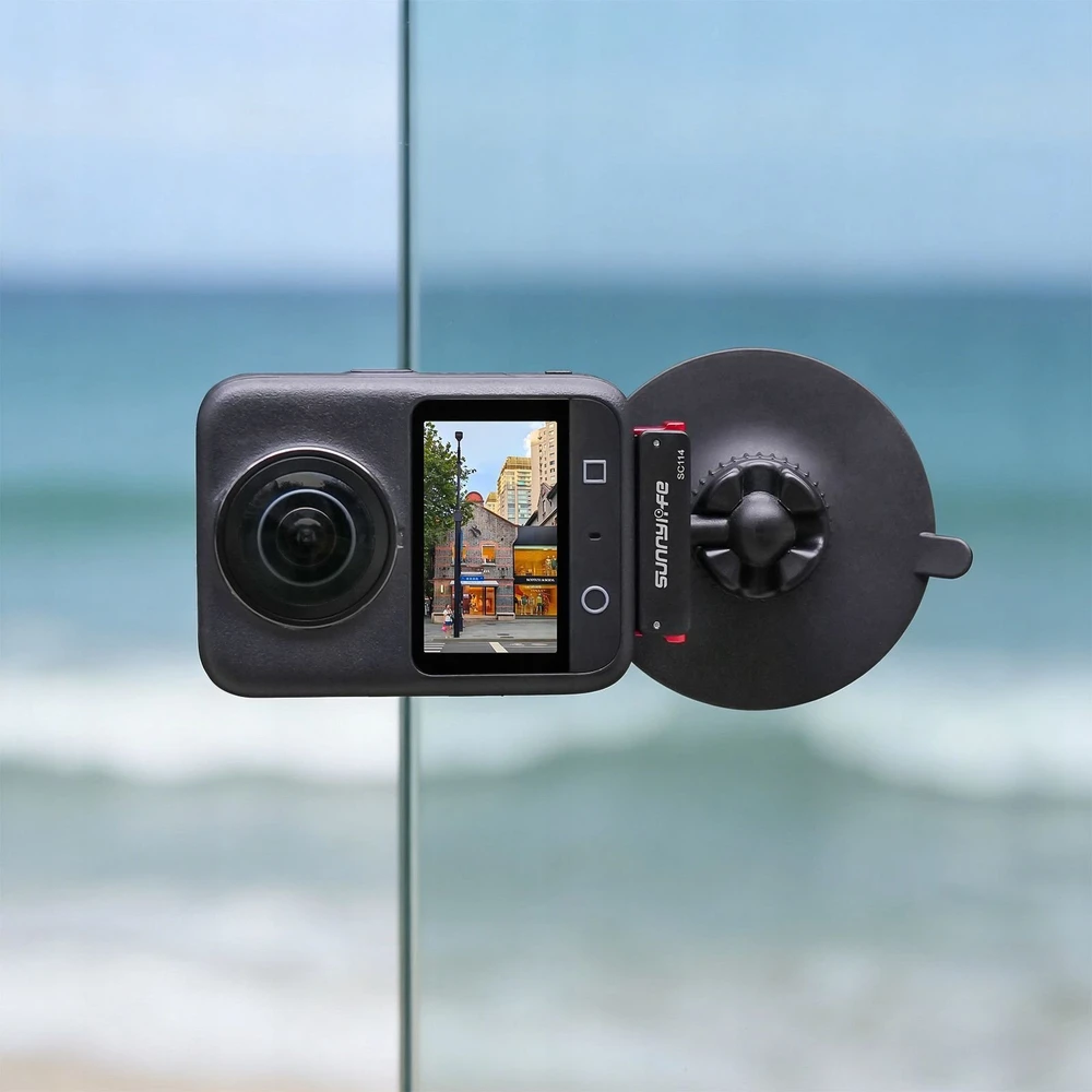 „SunnyLife“ laikiklis su siurbtuku, greito atleidimo 1/4 colio magnetu, „Dji Osmo 360 3,4 Action 5 Pro“ / „Sc114-d“