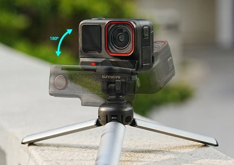 SunnyLife Laikiklis Greito sujungimo magnetas ant sriegio 1/4'''' Insta360 X4 Air X5 Ace Pro 2 / Ad136-d