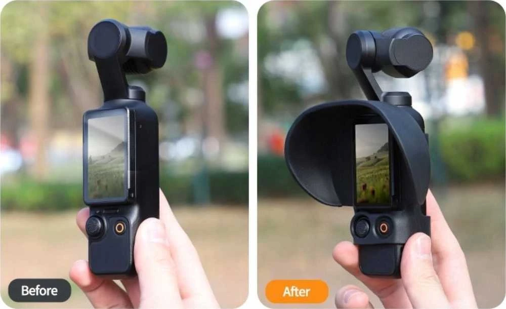 SunnyLife LCD ekrano apsauga nuo saulės, skirta DJI Osmo Pocket 3 kamerai / Zg769