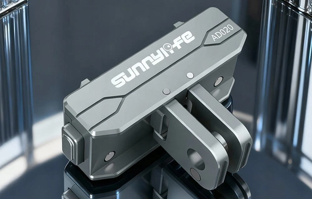 Sunnylife AD020 magnetic aluminum adapter for Insta360 X5 / Ace / Ace Pro 2 / 1
