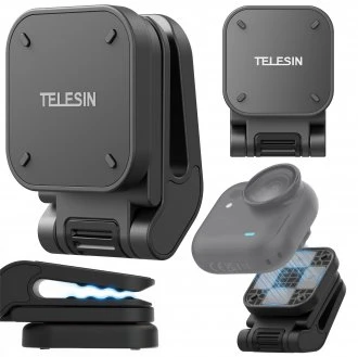 SunnyLife Magnetinis klipsas prie kepurės Telesin S3-HMH-05-TIS kameroms Insta360 Go Ultra