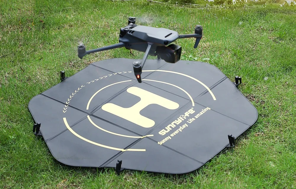 Nusileidimo padėklas dronams Sunnylife 80 cm šešiakampis – dvipusis (TJP11)