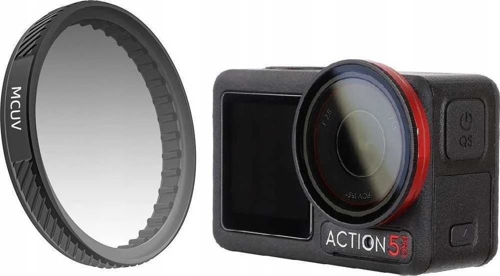 SunnyLife Apsauginis UV filtras ultrafioletinis DJI Osmo Action 5 Pro / 4 / 3 kamerai / Fi901