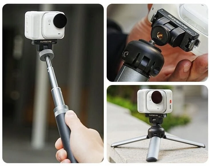 „SunnyLife“ tvirtinimas, laikiklis, greito sujungimo magnetas su 1/4'' sriegiu, skirtas „Insta360 Go Ultra“ / Gu-ad137-d