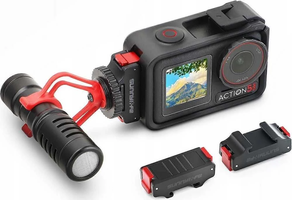 „SunnyLife“ adapteris tvirtinimui prie ISO bato, skirtas DJI Osmo Action 5Pro / 5 Pro / 4 / 3 / AD938-D