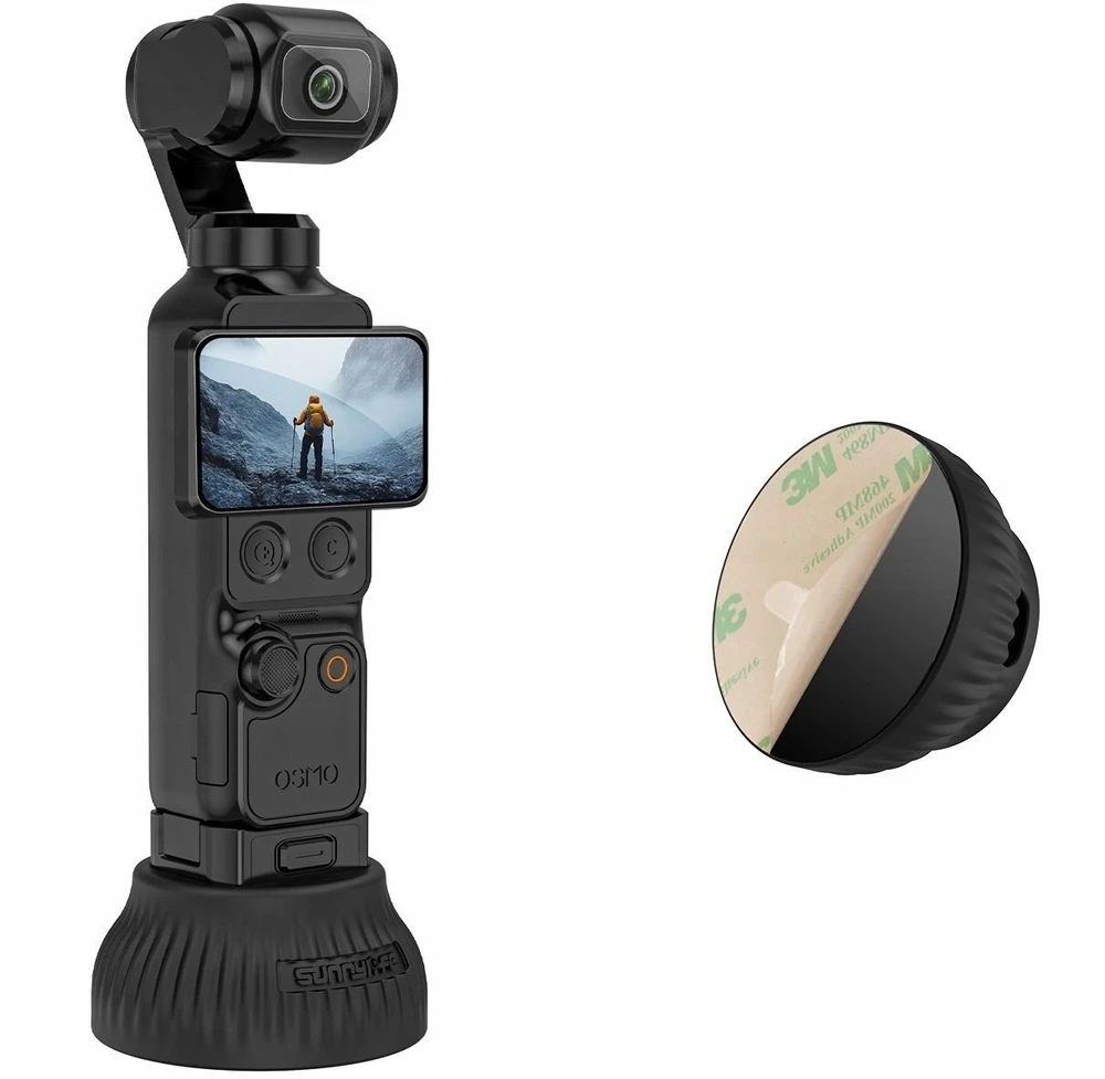 „SunnyLife“ lipnus laikiklis-stovas „Dji Osmo Pocket 3“ ir 4, skirtas biurdui ir automobiliui / Op4-dz166-d
