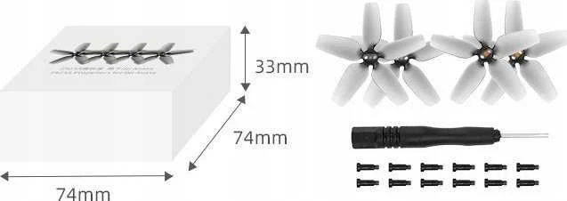 SunnyLife Propeleris rinkinys 4 vnt Dji Avatar / Raudona / 2925 S- 2-r