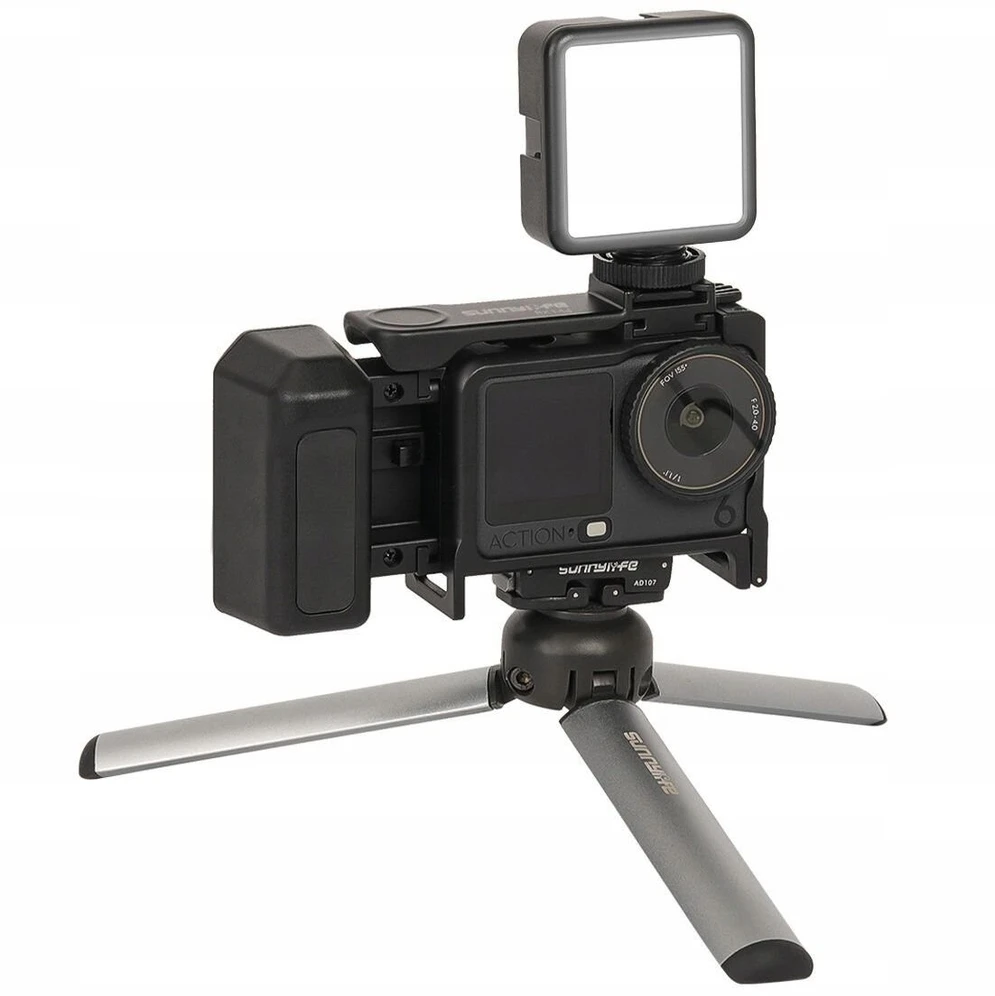 SunnyLife Montavimo rėmas Frame Mount + Grip Rankena + Iso kojelė, skirta Dji Osmo Action 6 / Oa6-bk144-d