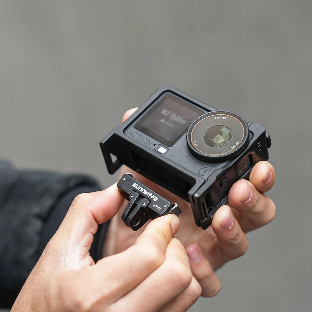 SunnyLife Montavimo rėmas Frame Mount + Grip Rankena + Iso kojelė, skirta Dji Osmo Action 6 / Oa6-bk144-d
